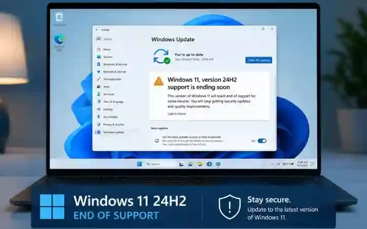 Windows 11 24H2 End of Support: What It Means, Who’s Affected, and How to Keep Your PC Secure