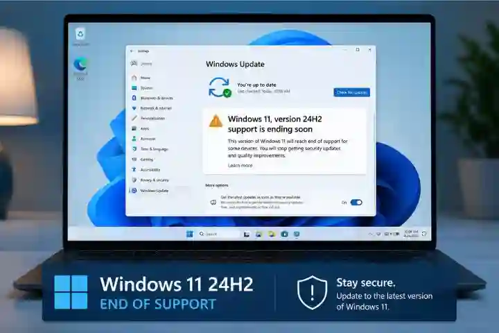 Windows 11 24H2 End of Support: What It Means, Who’s Affected, and How to Keep Your PC Secure