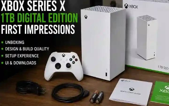 Xbox Series X 1TB Digital Edition First Impressions: Is Microsoft’s All-Digital Console Worth It?