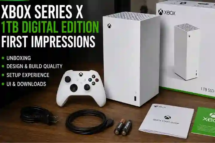 Xbox Series X 1TB Digital Edition First Impressions: Is Microsoft’s All-Digital Console Worth It?